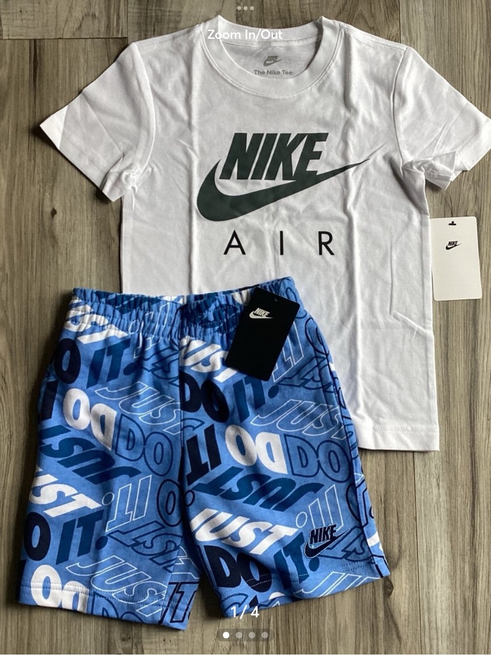 Nike boys Tee & Shorts outfit size 6(NWT) ~PRICE FIRM, NO OFFERS~